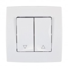 Μπουτόν Ρολλών με Επαναφορά Λευκός City 190045